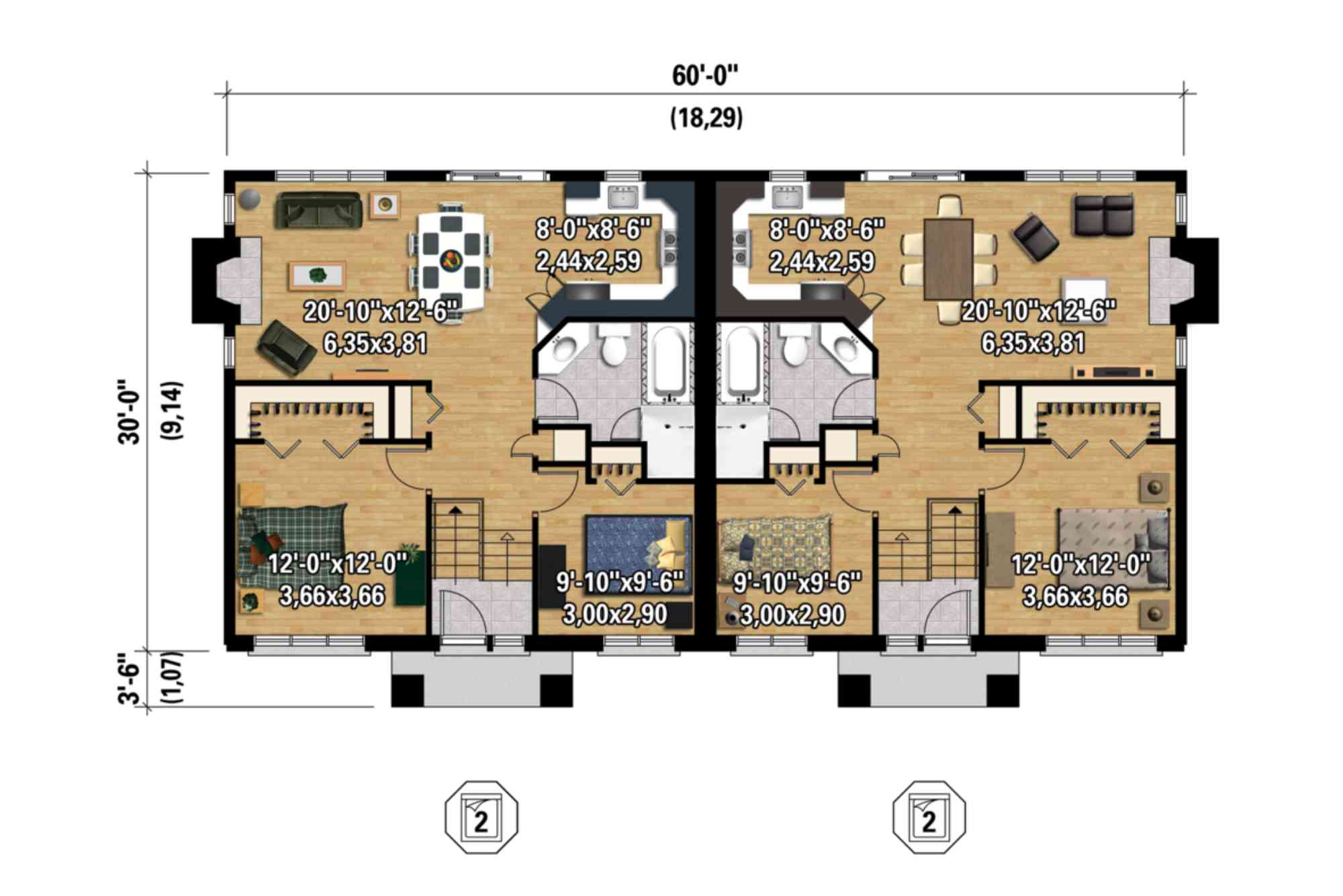 1800 Sq Ft Apartment Floor Plan