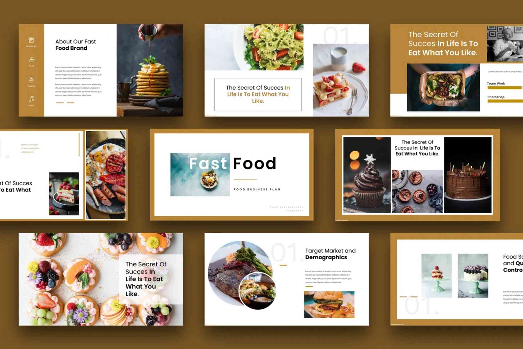Fast Food Powerpoint Presentation Template