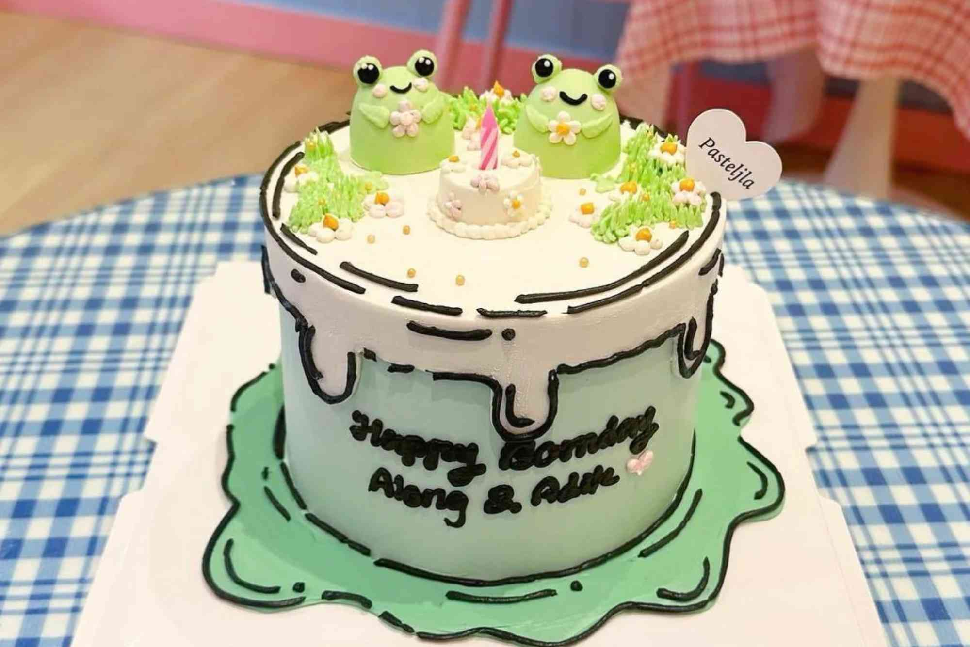 Edible Frog Cake Decorations