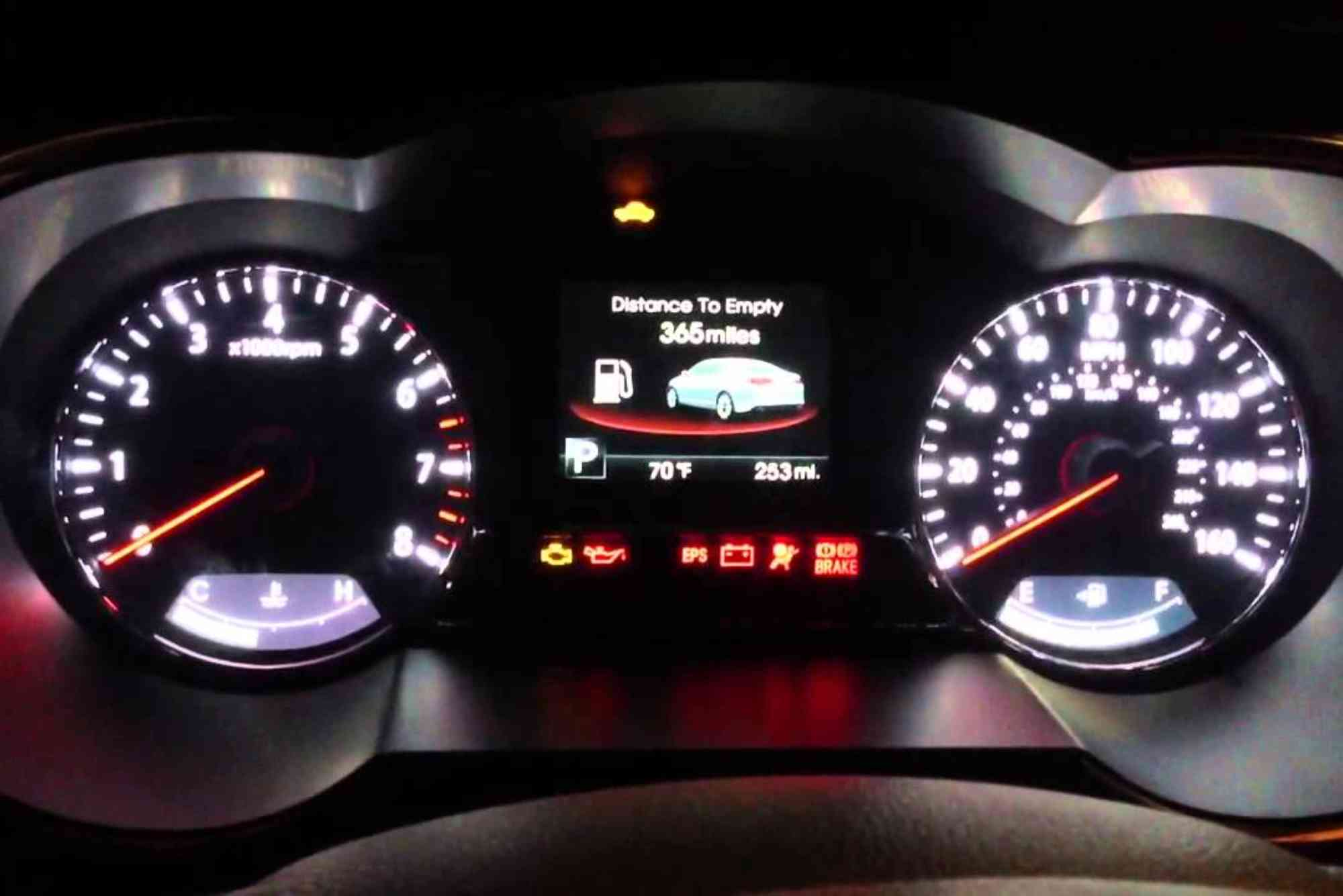 2013 Kia Optima Tire Pressure