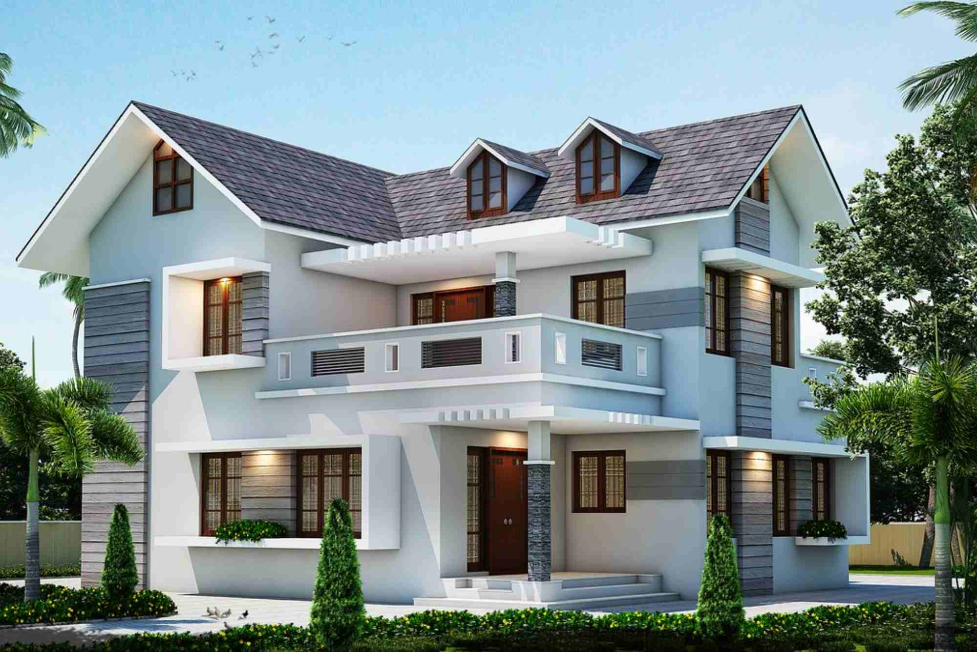 Kerala Home Elevation Design