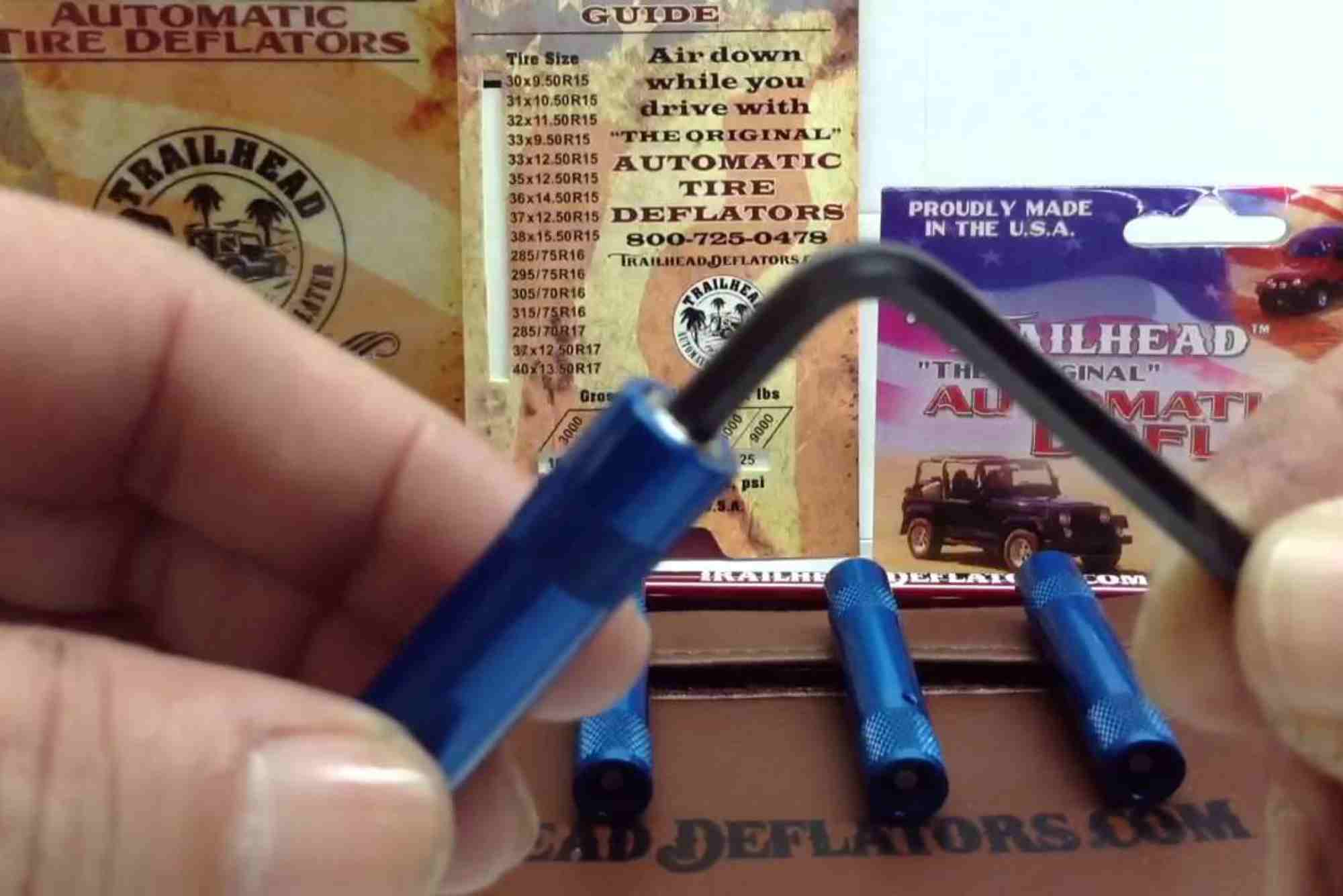 Trailhead Tire Deflators